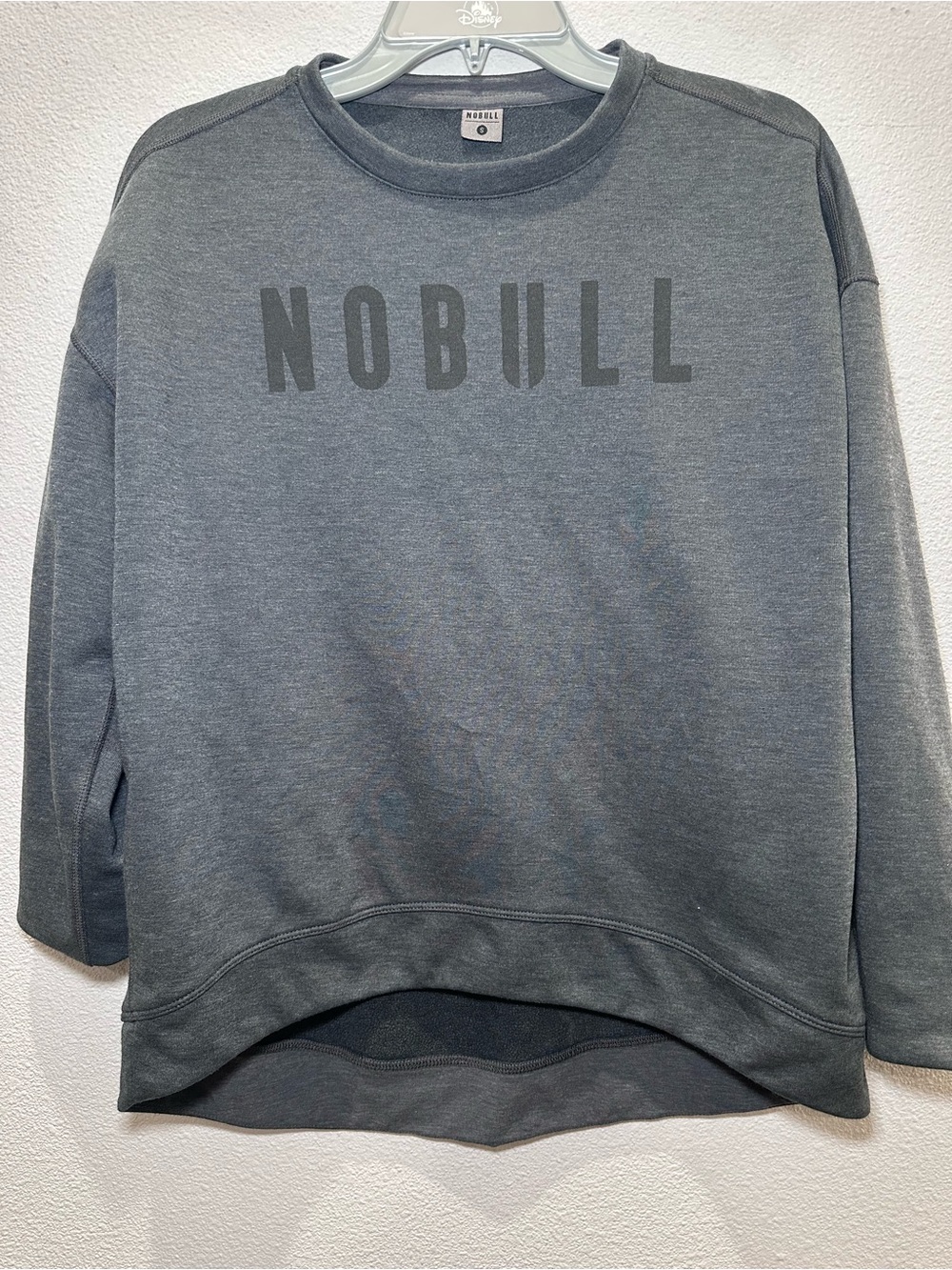 NOBULL womens Charcoal Gray Crewneck